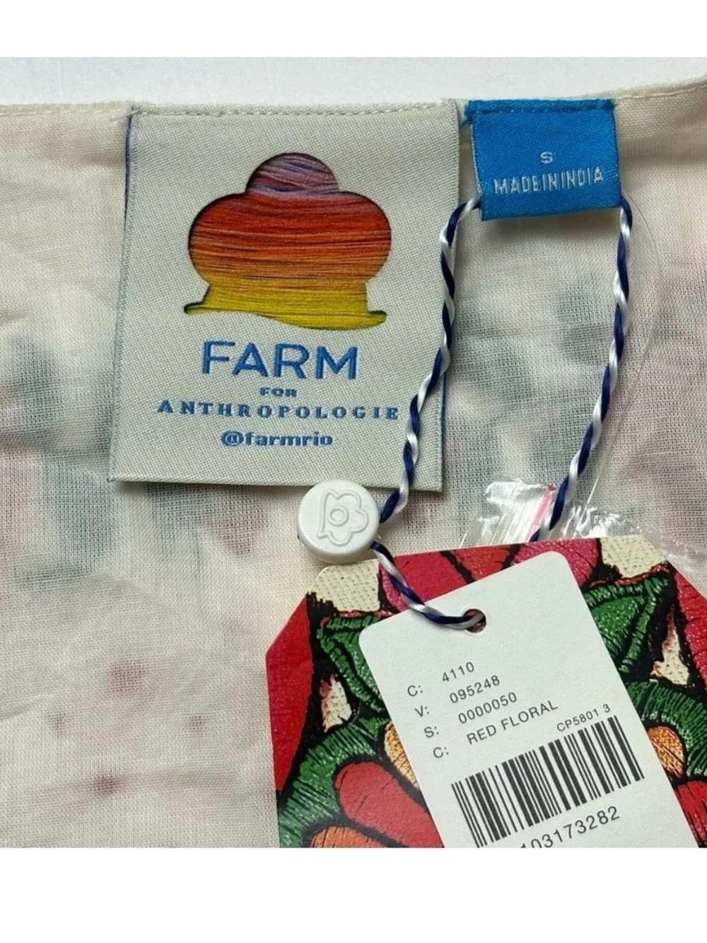 FARM Rio cream blouse